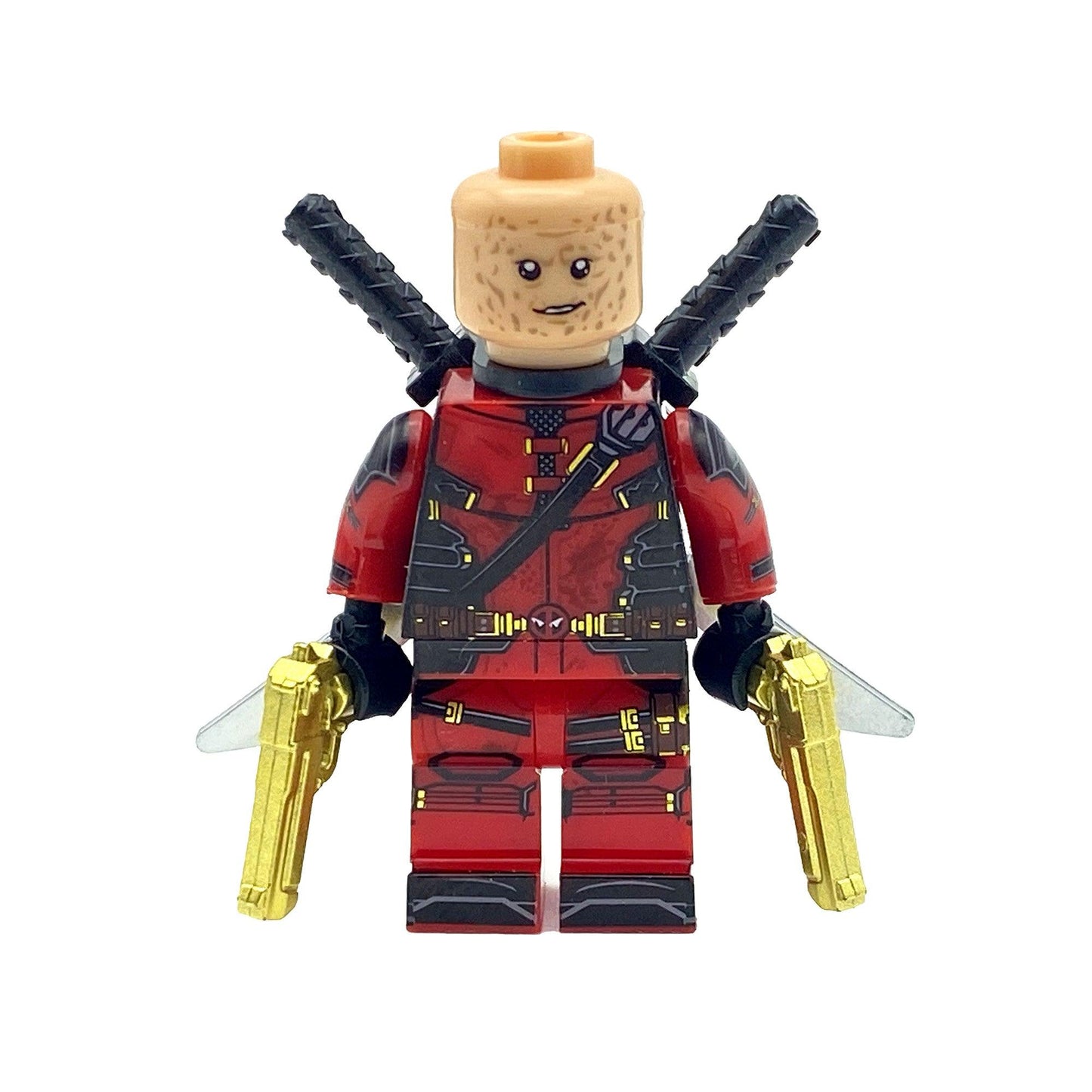 Deadpool Gold Guns Minifigure