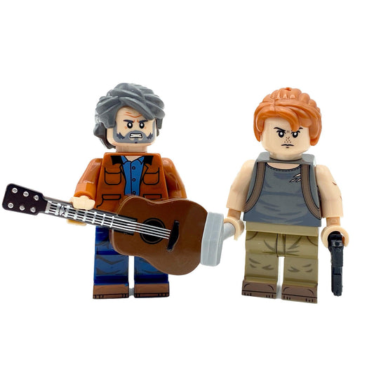 Ellie & Joel Guitar, The last Of Us Minifigure Set