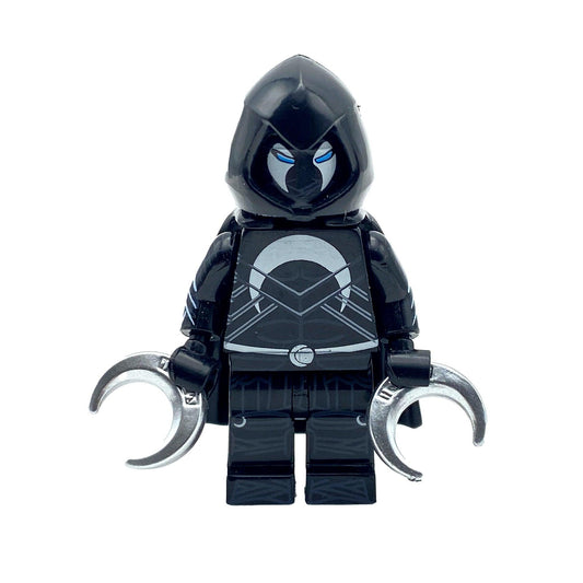 Moon Knight in Black Suit Silver Moons Minifigure