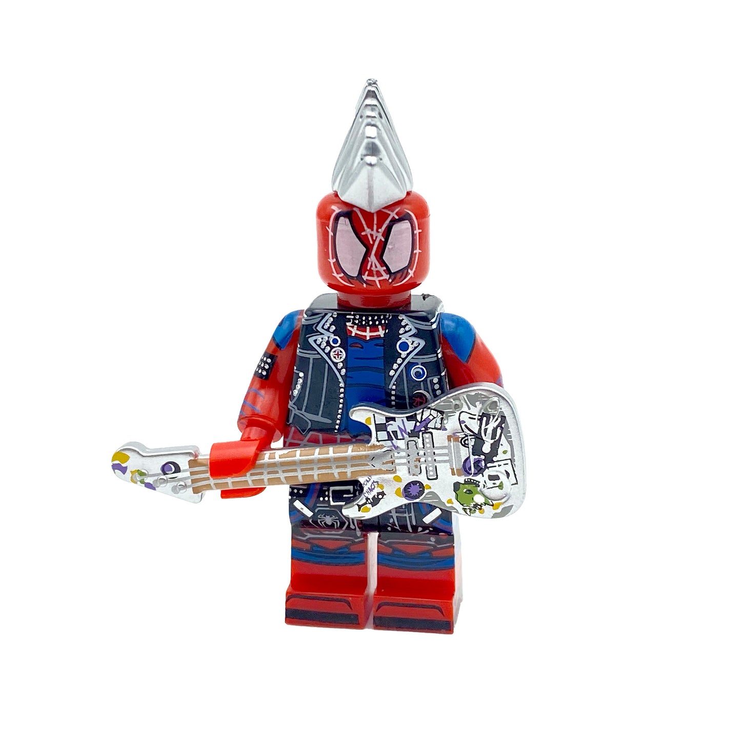 Punk Spiderman Custom Minifigure